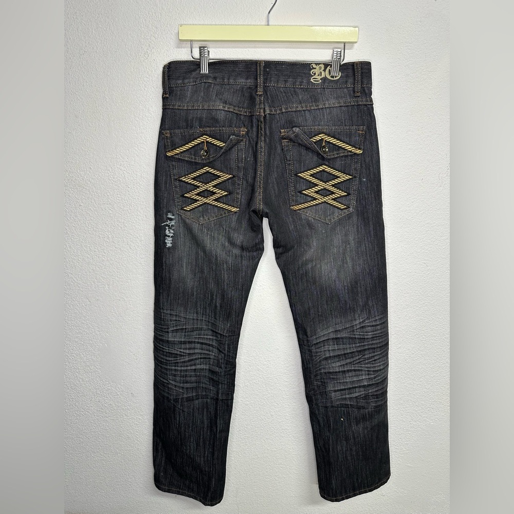 Y2K Blue Gear Black Jeans